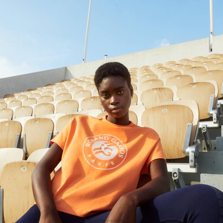 narančasta bijela fnf 6H4B2604 žene Lacoste sportska majica širokog kroja roland garros narančasta bijela fnf 6H4B2604 žene Lacoste sportska majica širokog kroja roland garros